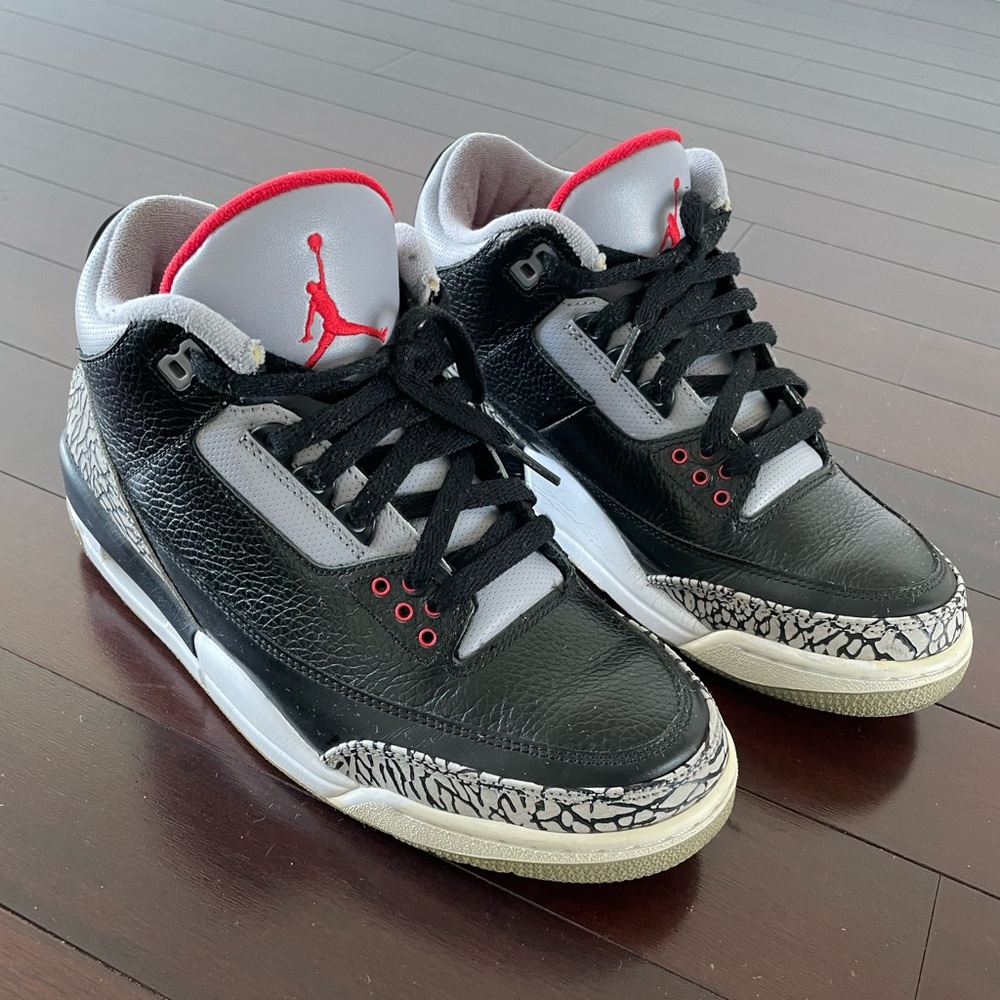 Jordan 3 Black Cement from the countdown pack
